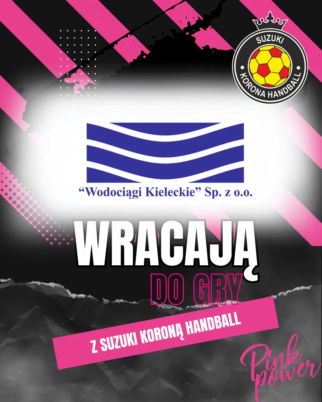 Wodociągi Kieleckie wracają do gry z Suzuki Koroną Handball