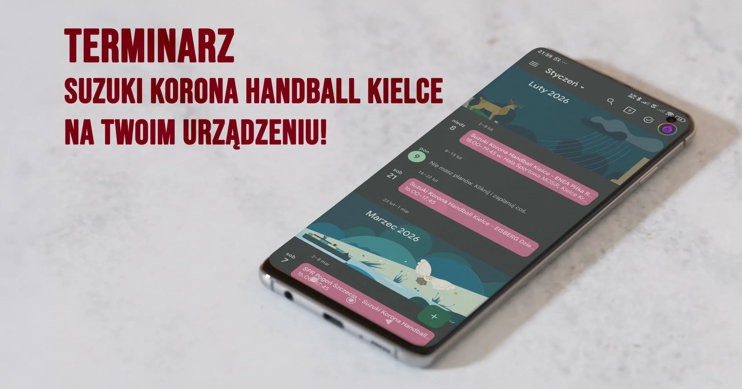 Kalendarz Koroneczek w Twoim urządzeniu!