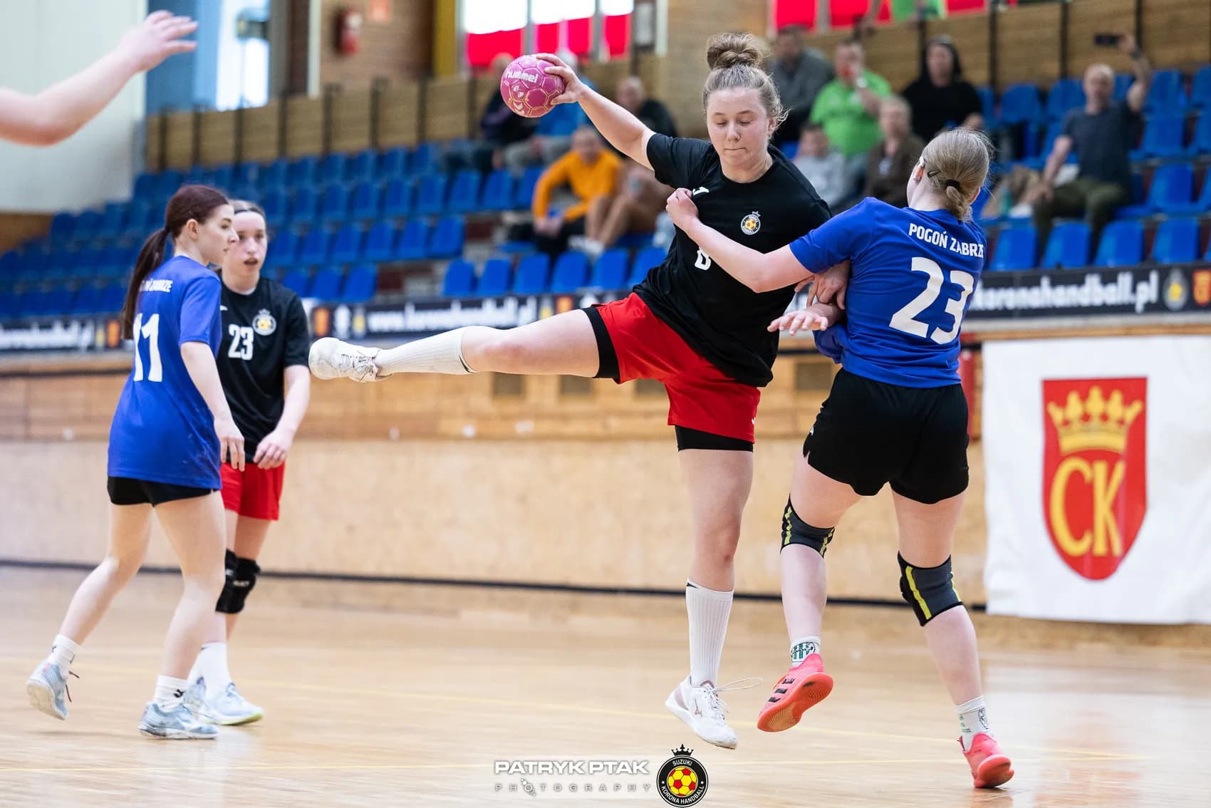 1/16 Finału Pucharu ZPRP młodziczek (Korona Handball Kielce vs SPR Pogoń 1945 Zabrze)